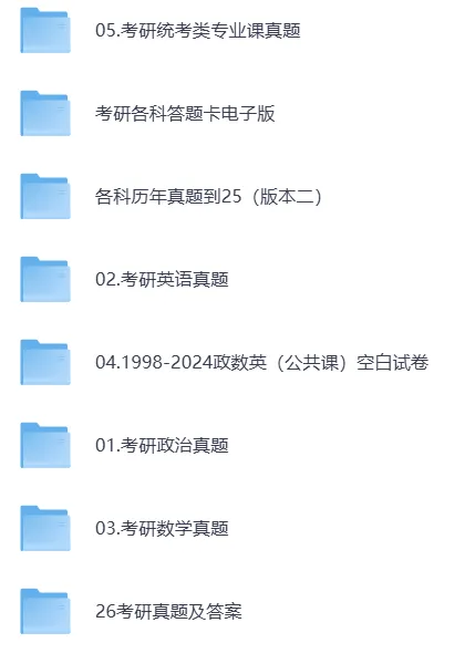 考研 2010-2025 全套历年真题|空白真题 + 答案解析 专用答题卡 高清完整版无水印 第4张