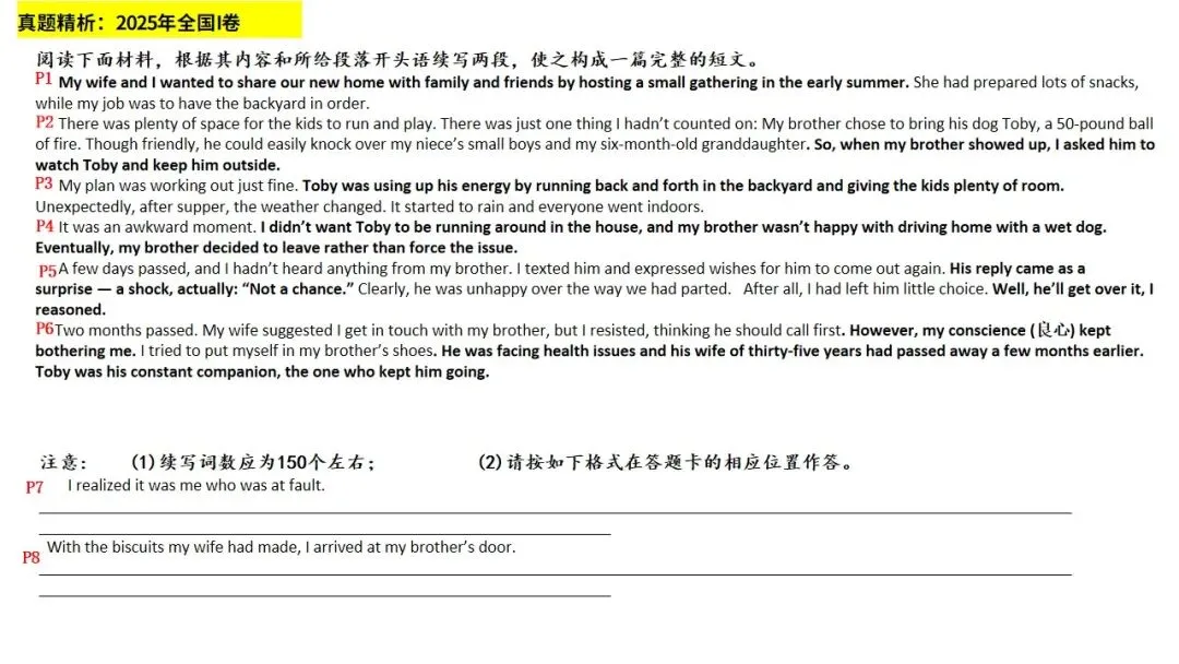 高考读后续写:七三四万能法则+真题精析 第12张