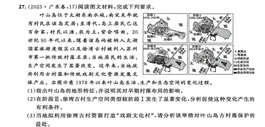 城市与地理环境(2025年高考真题) 第12张