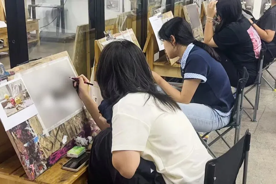 深圳市自主招生美术模拟考试-知上艺术教育考点考试圆满结束 第14张