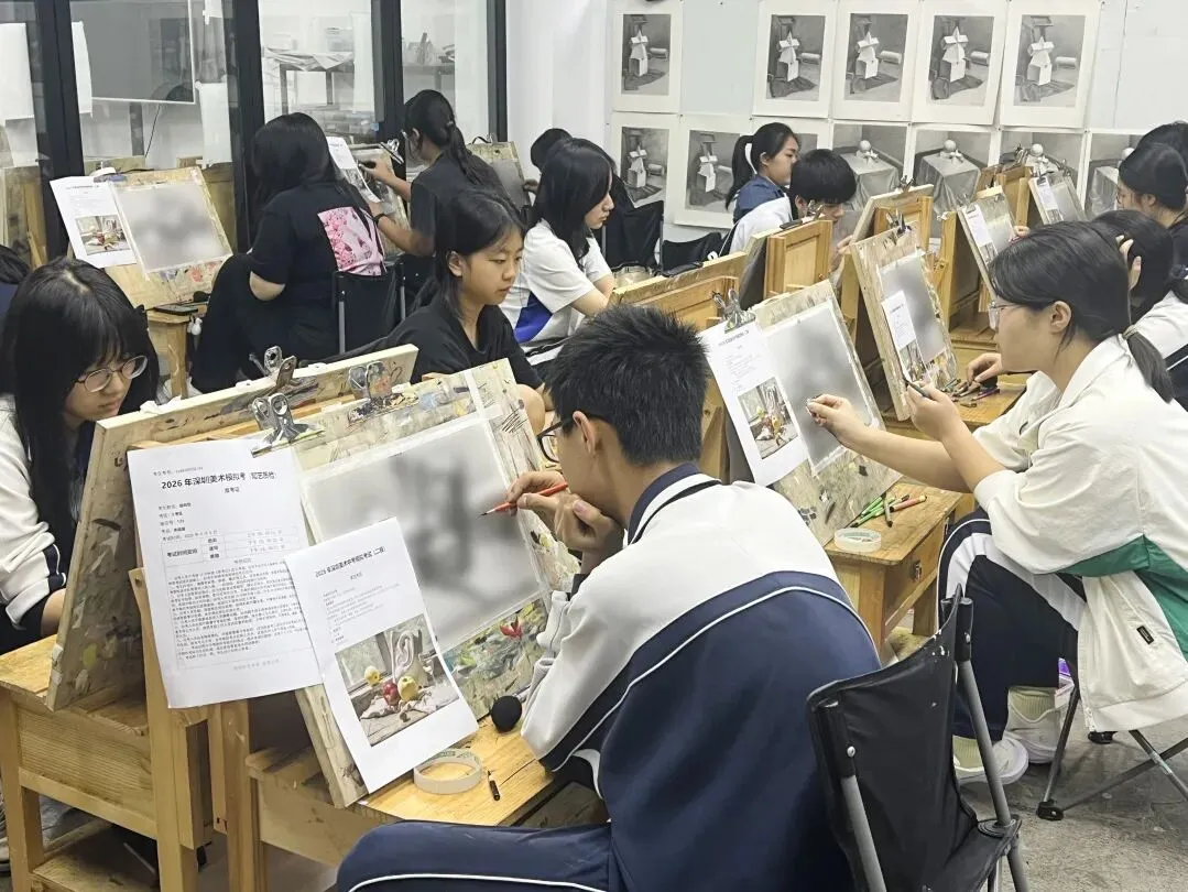 深圳市自主招生美术模拟考试-知上艺术教育考点考试圆满结束 第16张