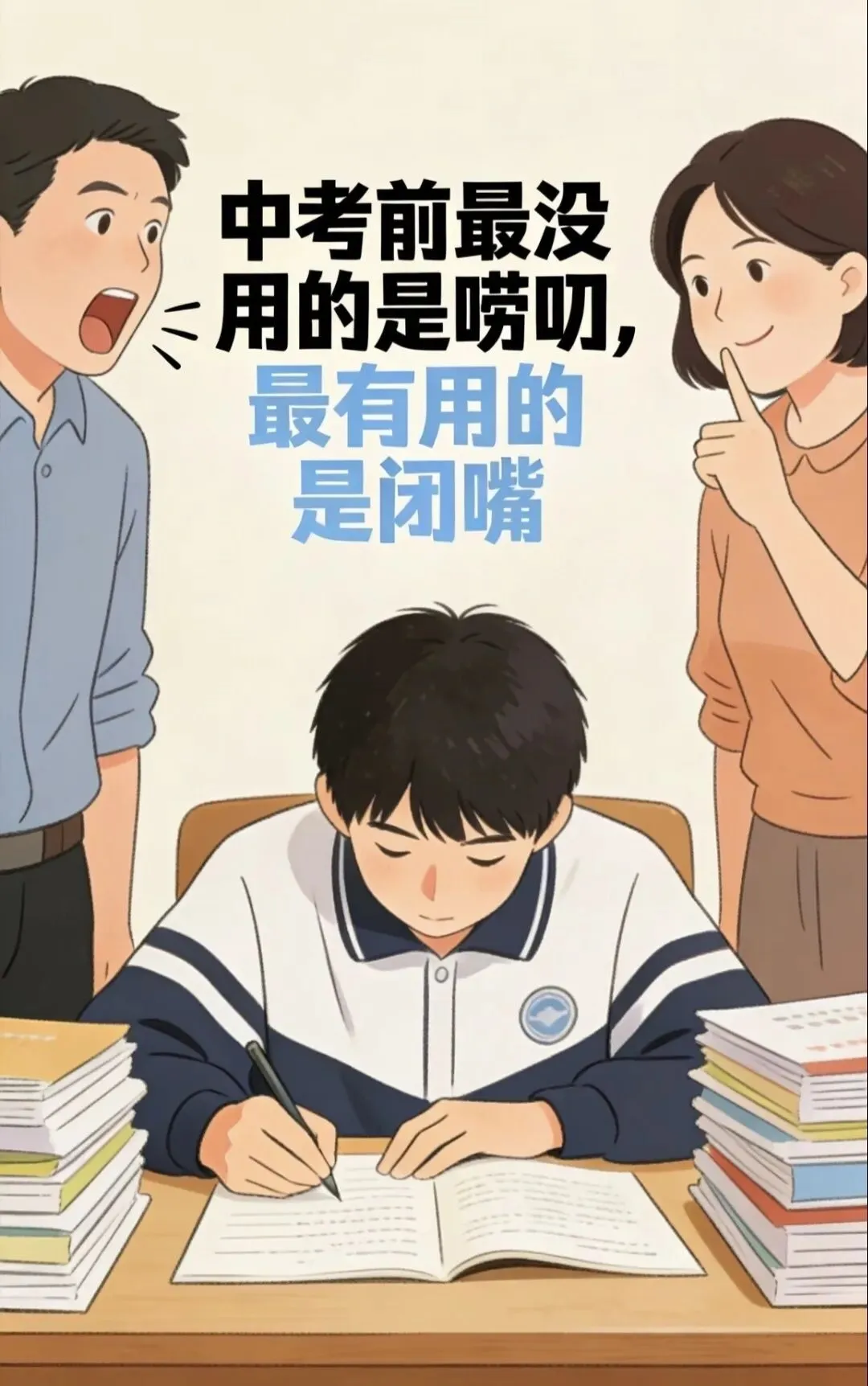 中考拼的不是孩子,是家长的情绪️ 第1张