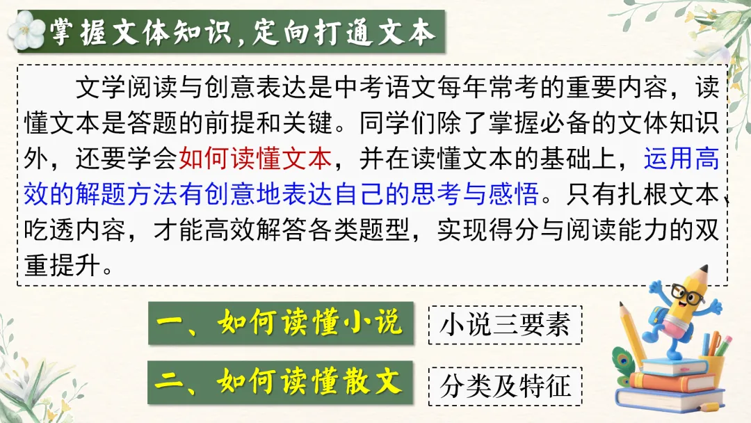 中考语文文学类文本阅读复习课件,这样讲太赞了 第5张