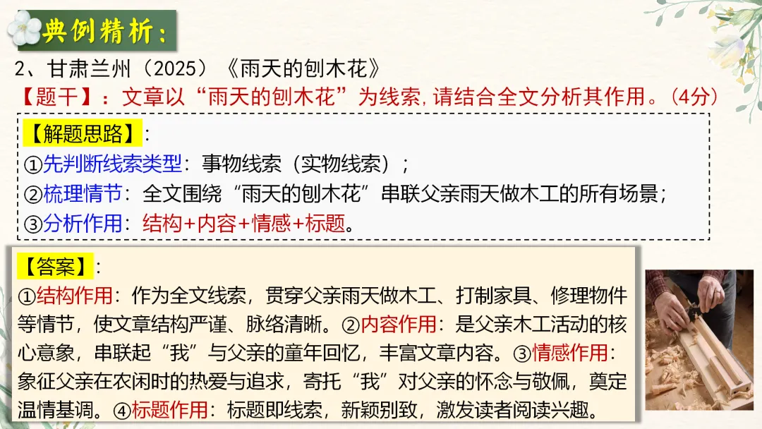 中考语文文学类文本阅读复习课件,这样讲太赞了 第19张