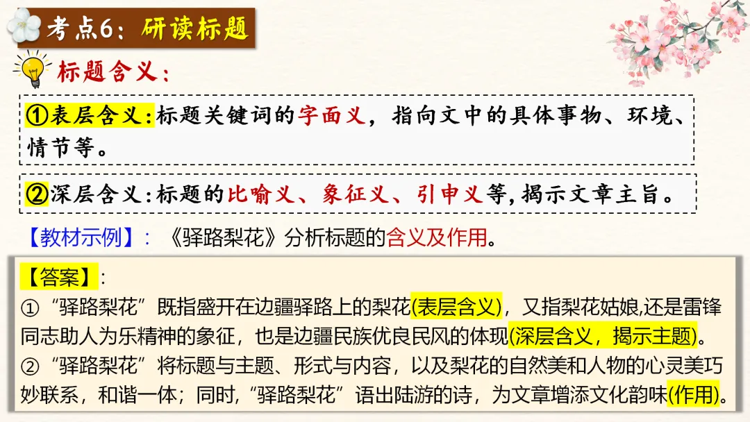中考语文文学类文本阅读复习课件,这样讲太赞了 第36张