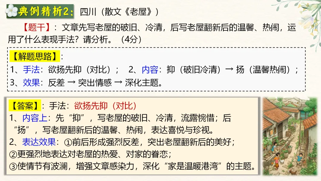中考语文文学类文本阅读复习课件,这样讲太赞了 第73张