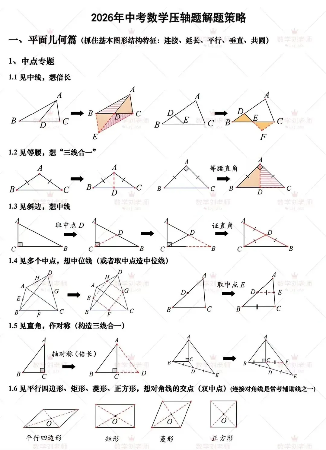26中考数学压轴题解题 第2张