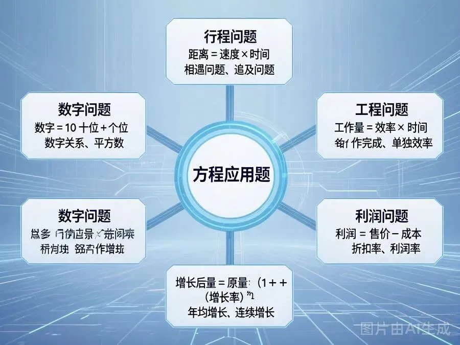 中考数学方程应用题5大题型,公式速记+例题详解,距中考30天必掌握! 第1张