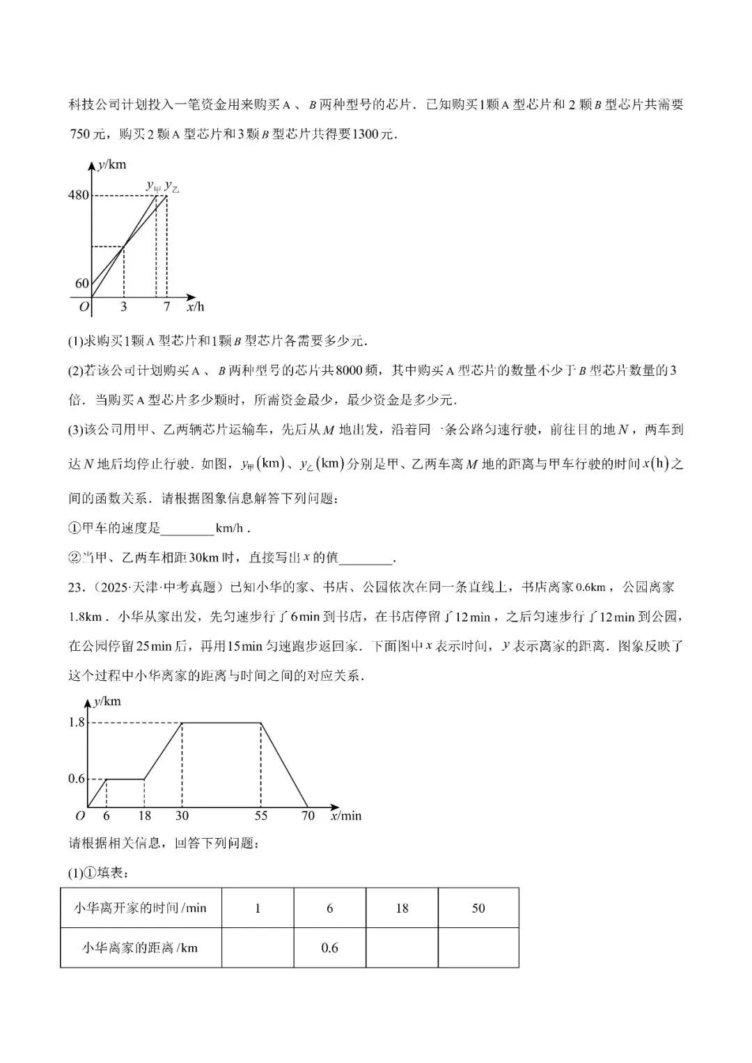 【2026年中考数学复习】——10一次函数知识点+真题练习(免费下载) 第45张
