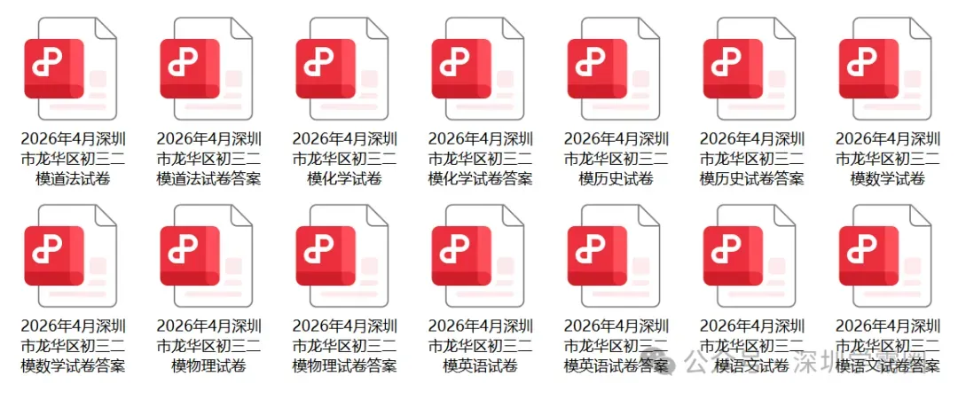 2026宝安区中考二模等级线! 第5张