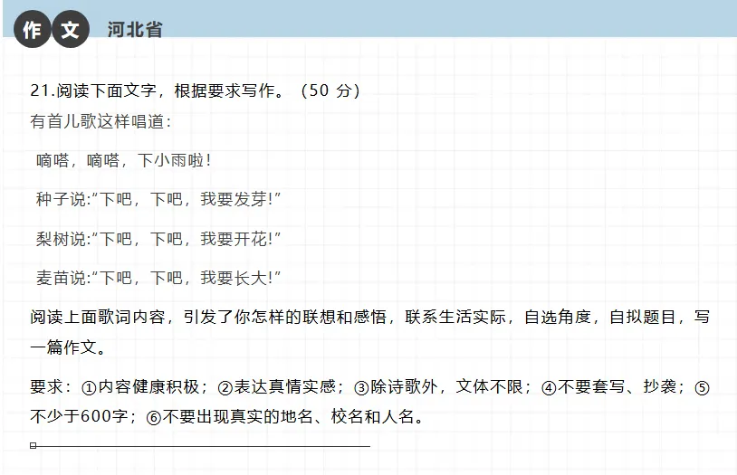 2025河北省中考作文范文 第1张