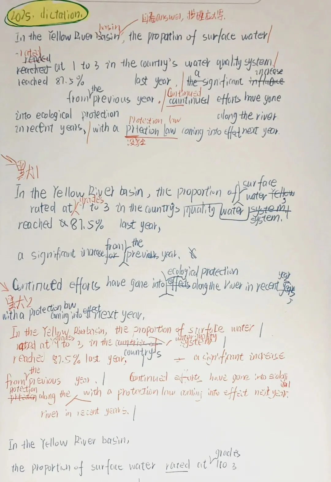 专四Dictation复盘|刷完三年真题,我挖到了这些提分密码 第2张