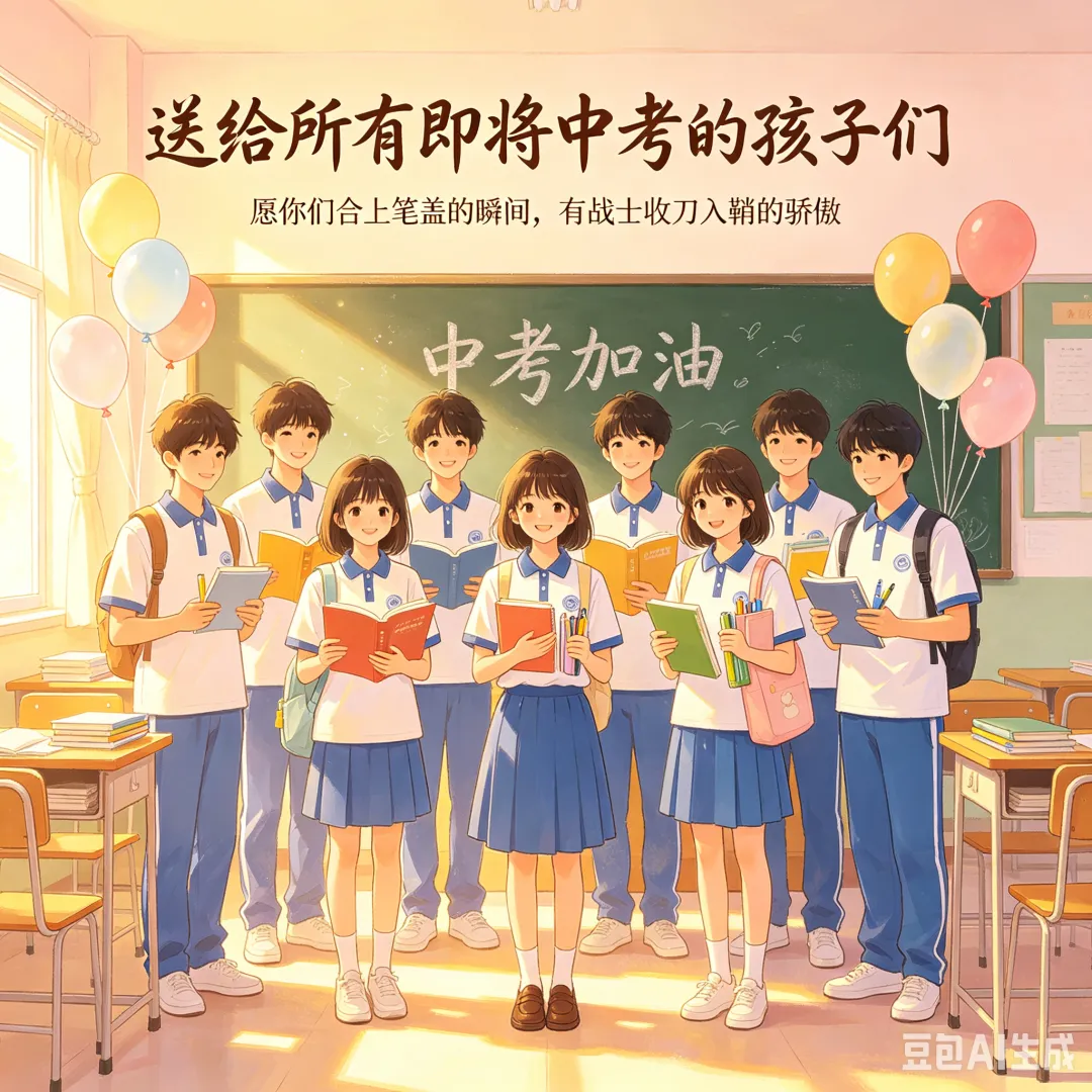 送给所有即将中考的孩子们 第1张