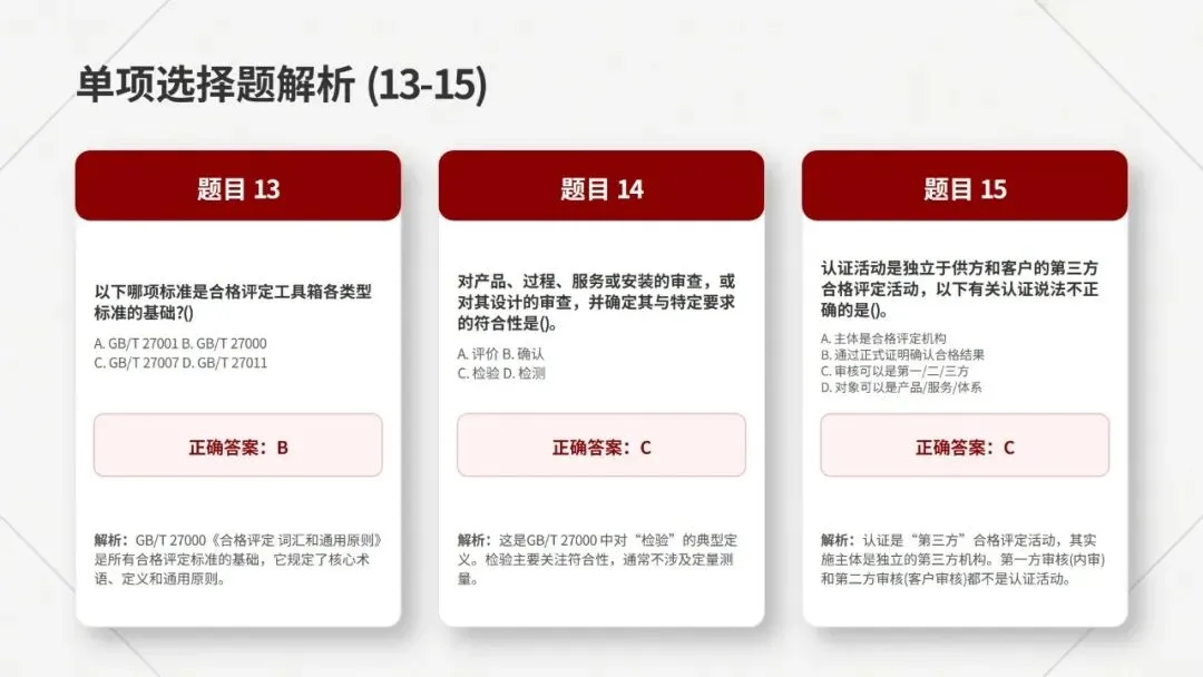 2026年CCAA认证通用基础考试真题解析 第8张