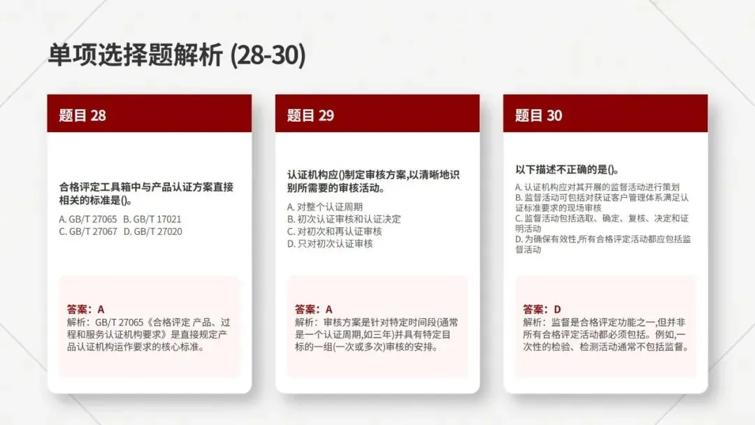 2026年CCAA认证通用基础考试真题解析 第13张