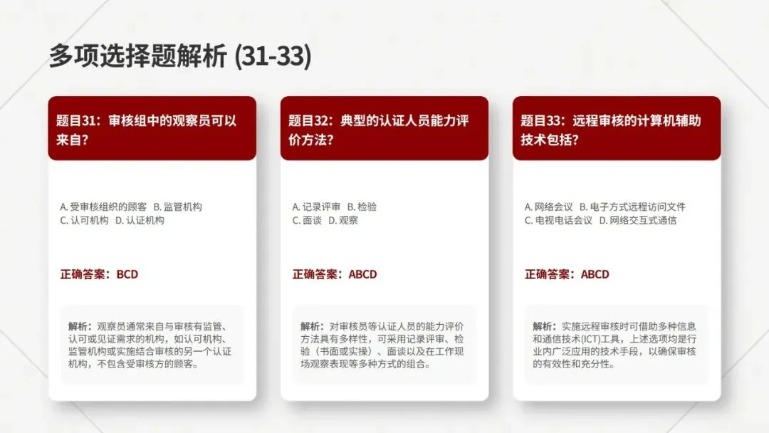 2026年CCAA认证通用基础考试真题解析 第16张