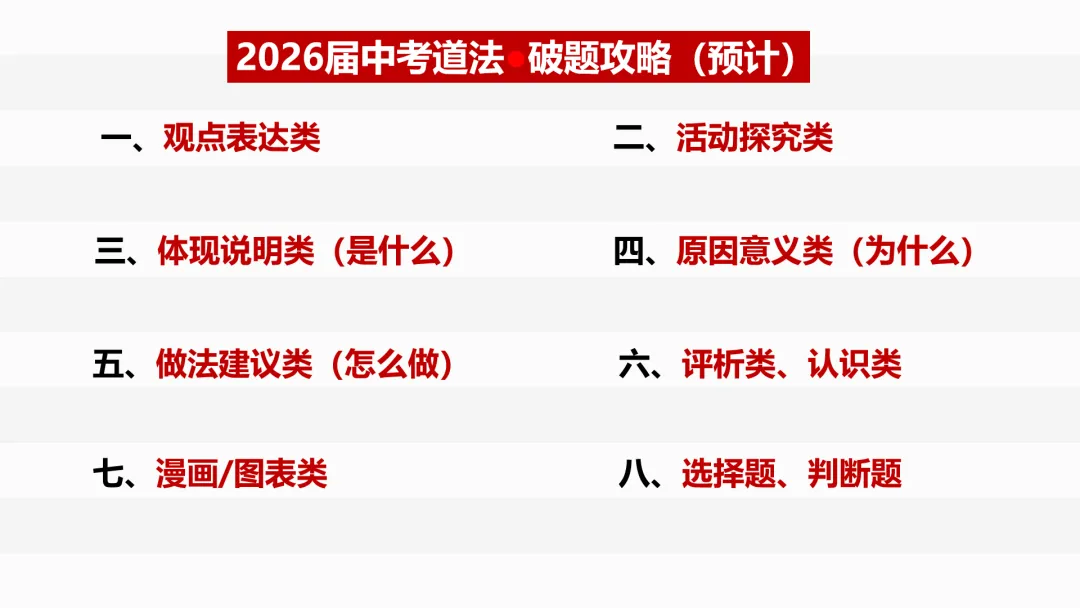 26届中考二轮复习 | 破题攻略八:判断、选择类题目! 第3张