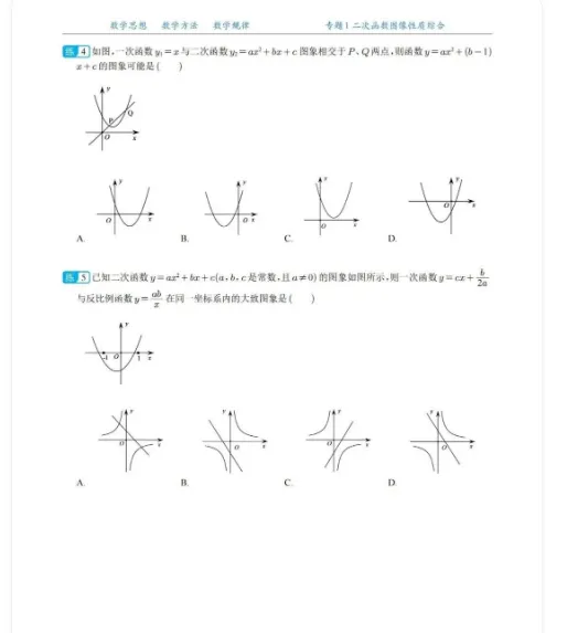 2026 版 中考数学二次函数压轴题20 大专题专项突破(含答案解析),查漏补缺,夯实基础,高清完整版可打印! 第5张