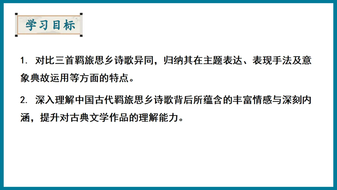 2026年中考专题复习:羁旅思乡类诗歌三首整合 ppt 第4张