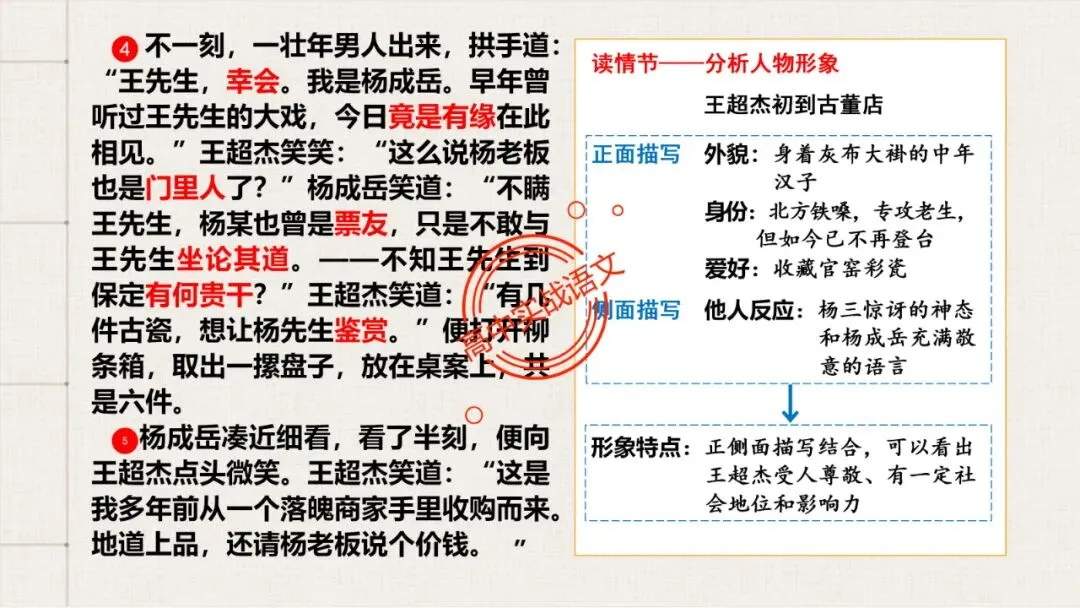 【解锁真题】从历年【真题小说】中透视【小说考点】(人物形象+叙述手法+人物心理+叙述视角+情节作用等)【240+页】 第133张