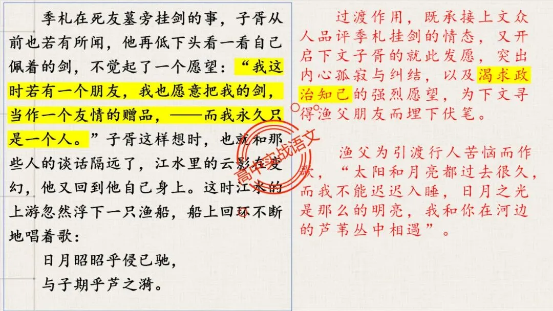 【解锁真题】从历年【真题小说】中透视【小说考点】(人物形象+叙述手法+人物心理+叙述视角+情节作用等)【240+页】 第144张