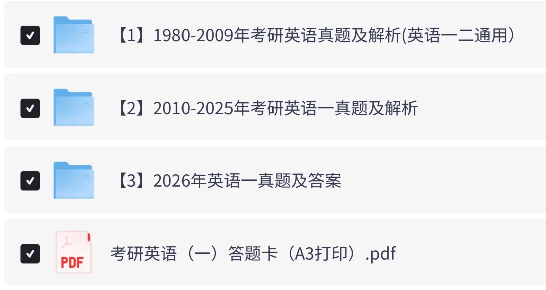 【27考研英一】考研英语一历年真题及答案解析PDF电子版(1980-2026年) 第3张