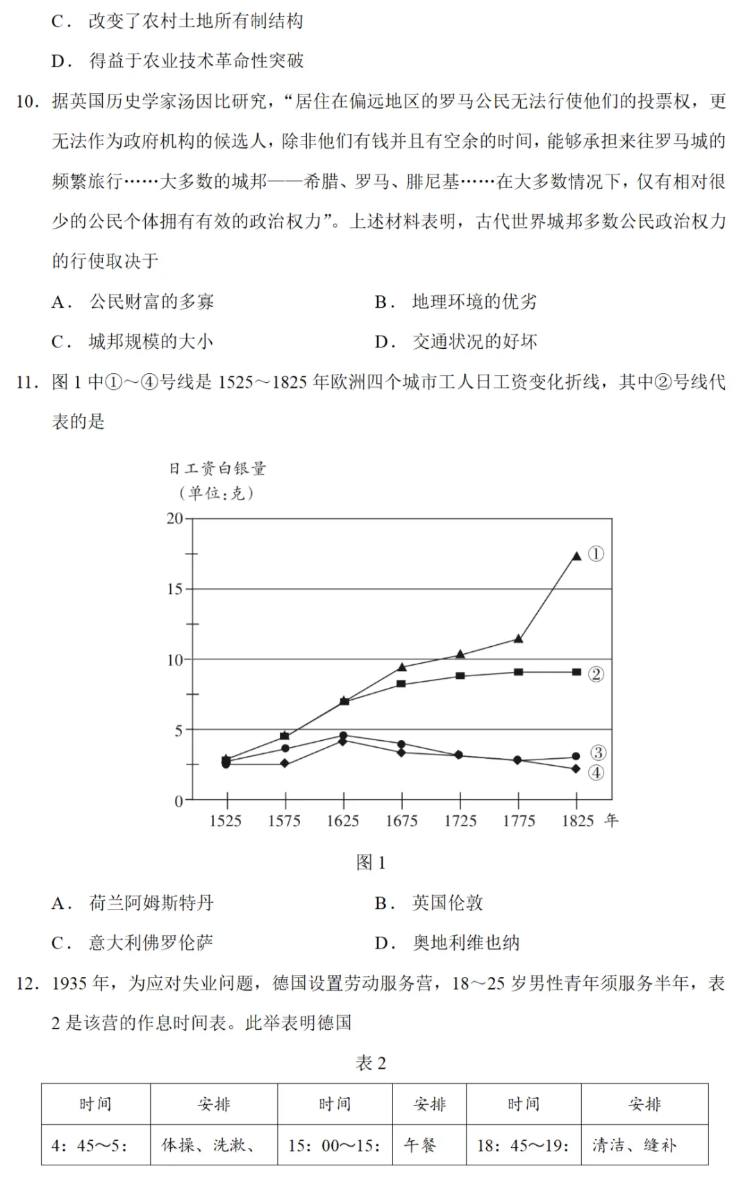 高考真题|2025年高考海南卷历史试题和答案 第3张