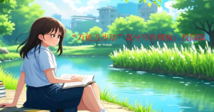 2026年中考语文作文“万能五步法”高分写作模板:校园篇 第2张