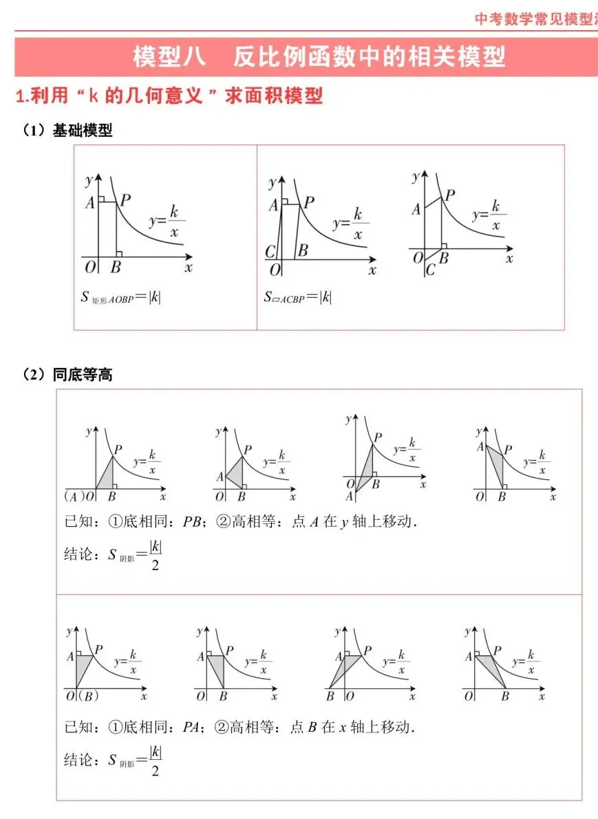 熬夜整理|中考数学常考几何模型汇总 第25张