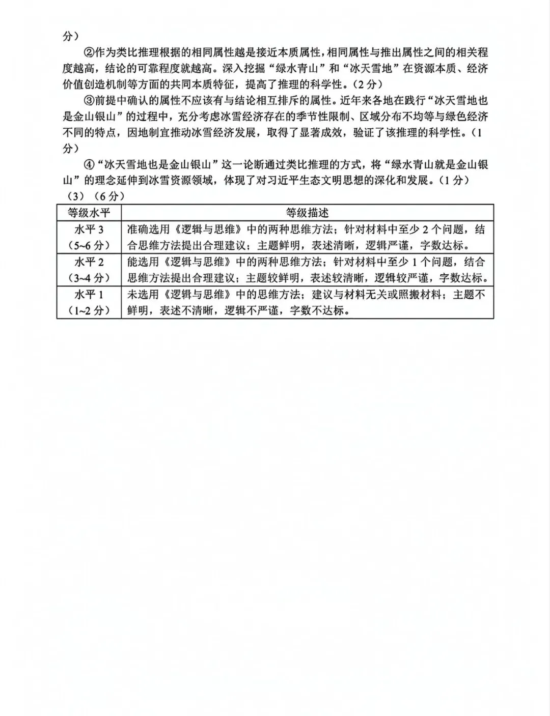 2025年东北三省四市教研联合体高考模拟考试二模政治试卷及答案 第9张