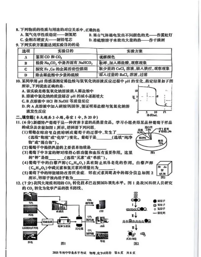 2025年新疆中考真题试卷+答案解析【全科】可下载打印! 第2张