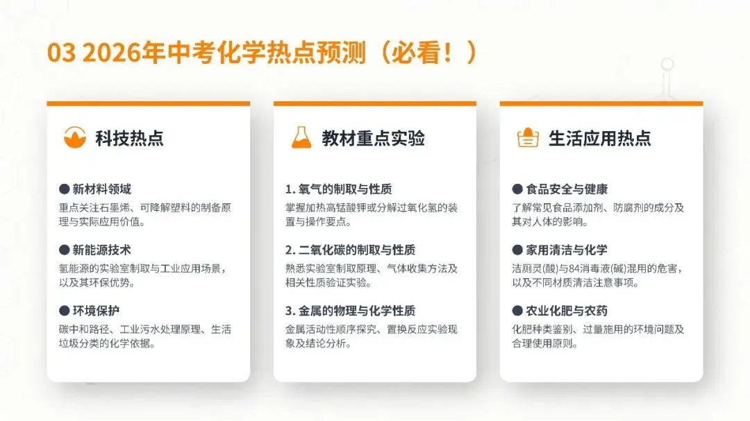 2026 安徽中考化学考点终极梳理,吃透直接稳高分! 第10张