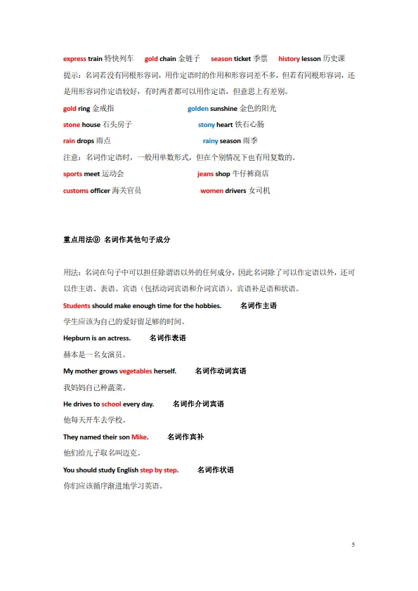 30个高考英语语法点专题总结,含真题演练、解析! 第5张