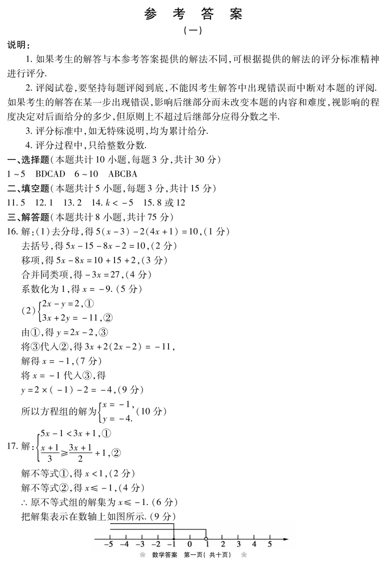 七年级期中深度复盘:从试卷看学情,从失分找对策 第9张