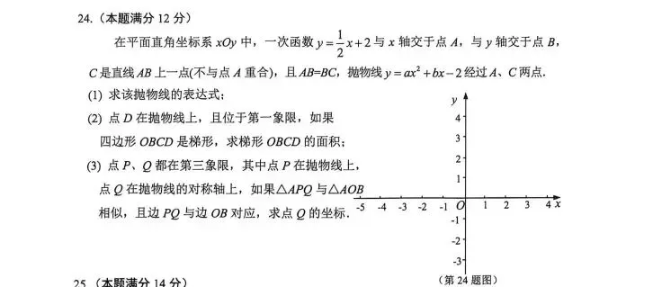 2026年上海市中考数学二模卷官方参考答案的错误勘正和争议分析(一)[望转发] 第1张