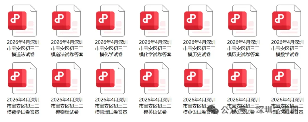 2026光明区中考二模等级线! 第10张