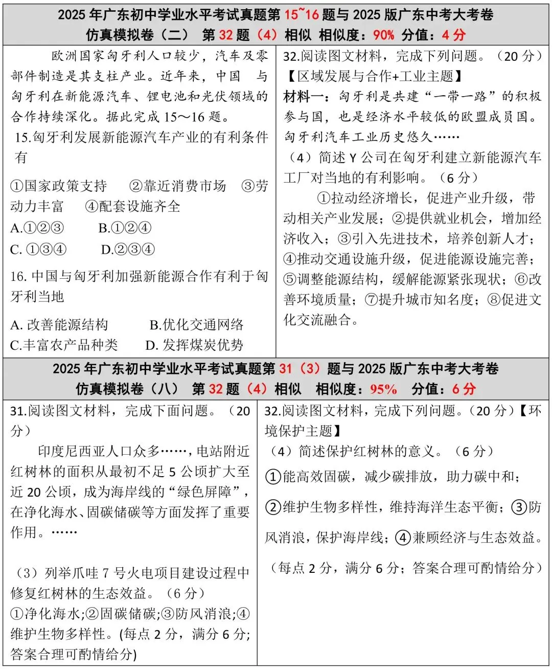 中考复习开挂!2026广东中考地理「神级大考卷」来了 第2张