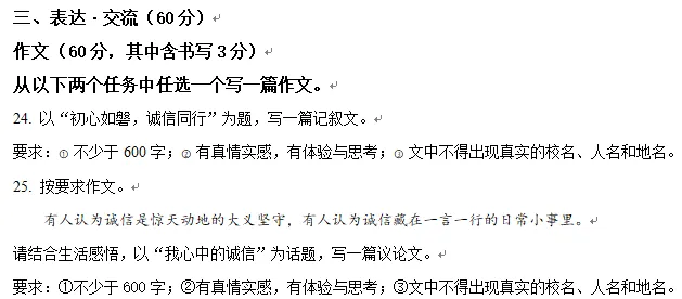 江苏各地中考模拟考试作文题 第21张