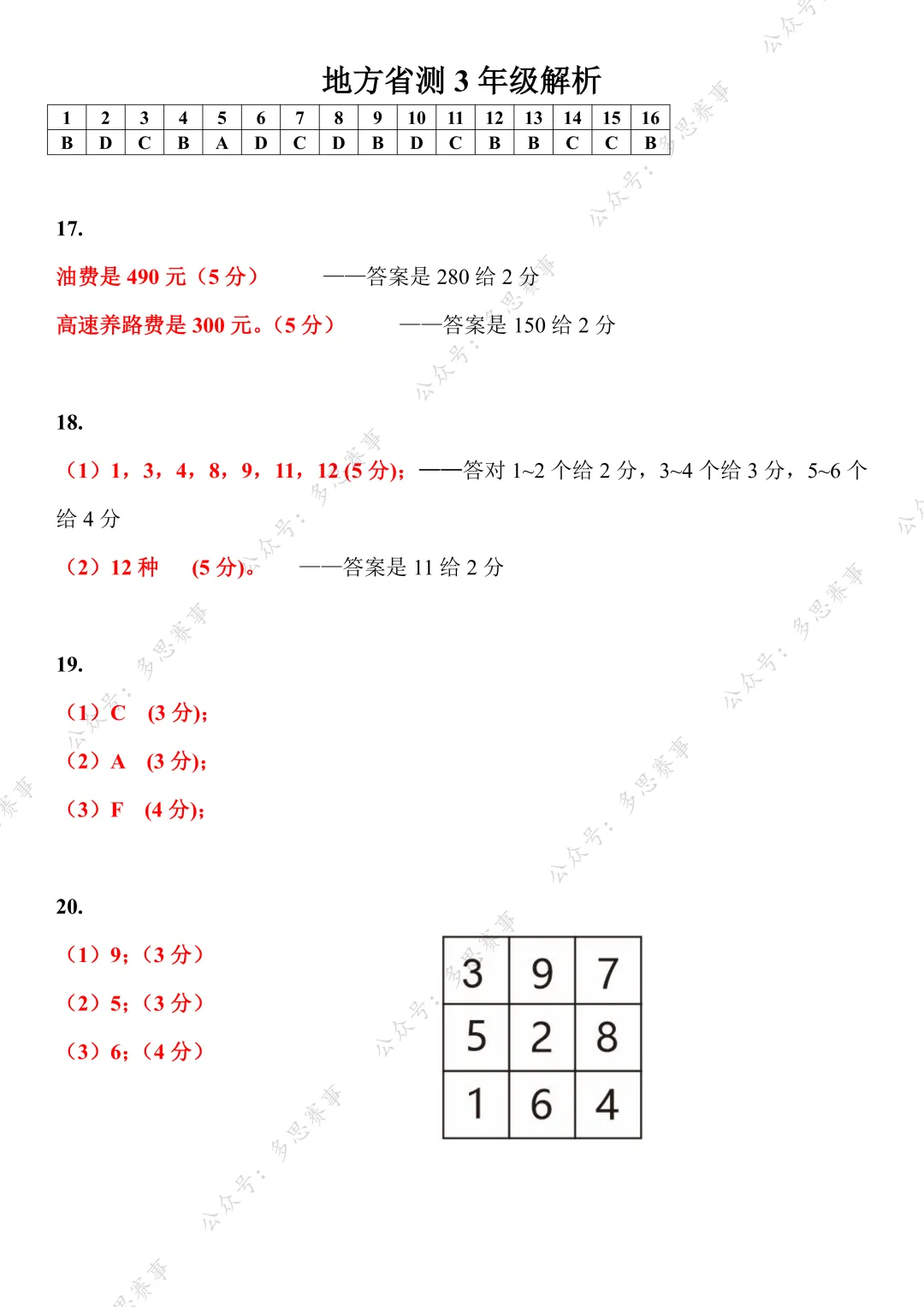 免费领!2-9年级第32届WMO真题卷,附32-33届视频讲解! 第14张
