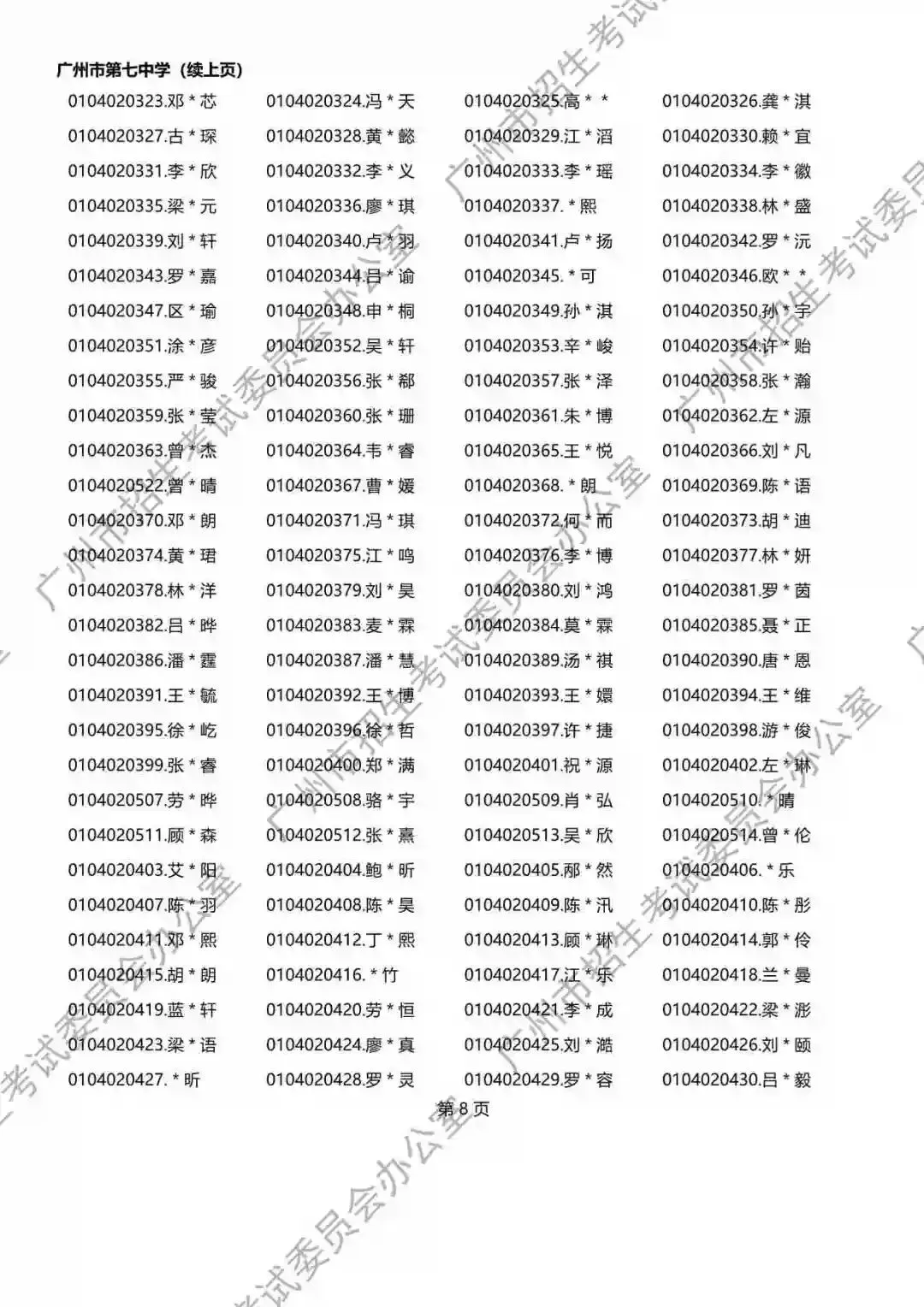重磅!2026年广州中考名额分配报考资格名单出炉!共115730人,有你吗? 第133张
