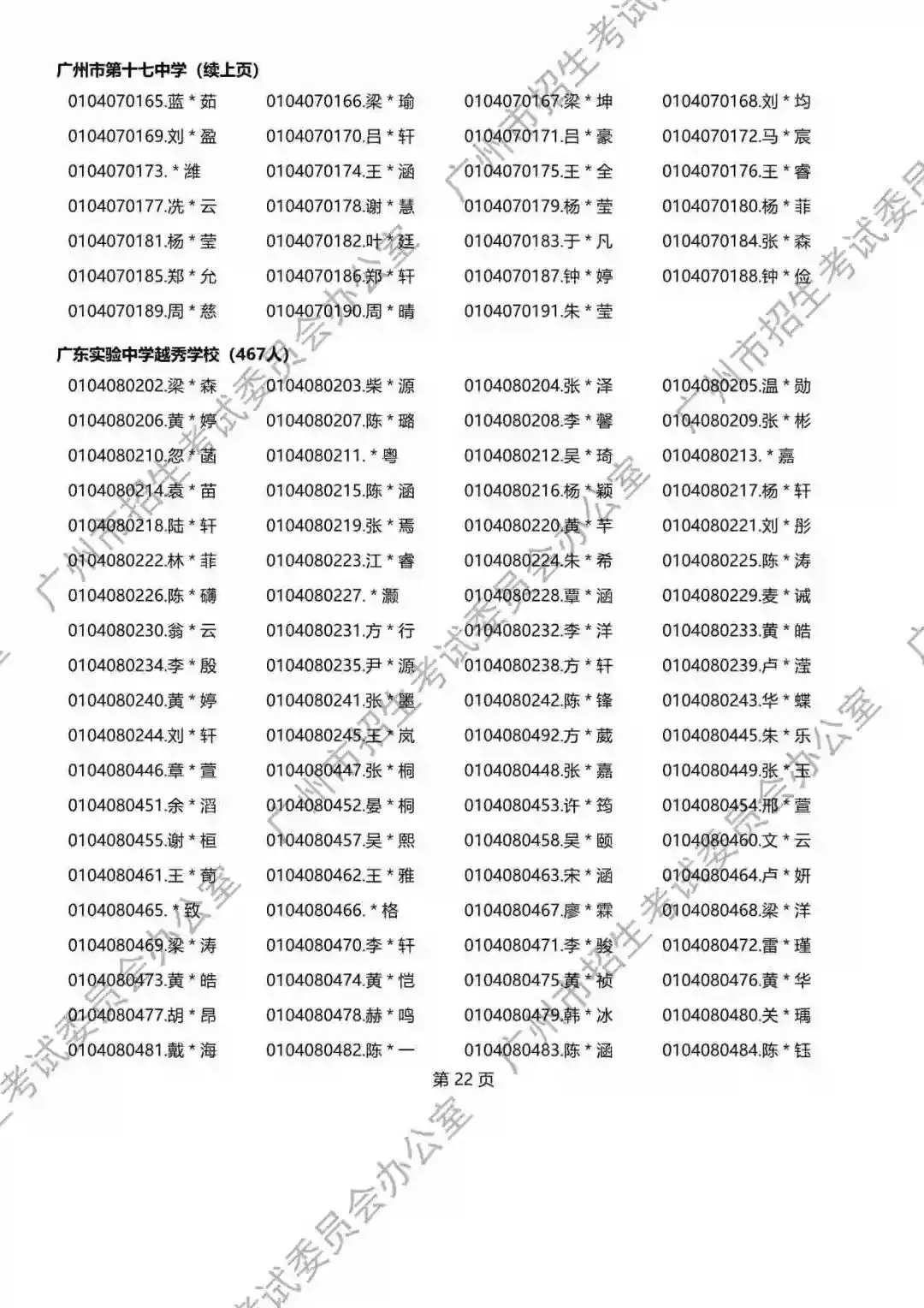 重磅!2026年广州中考名额分配报考资格名单出炉!共115730人,有你吗? 第147张