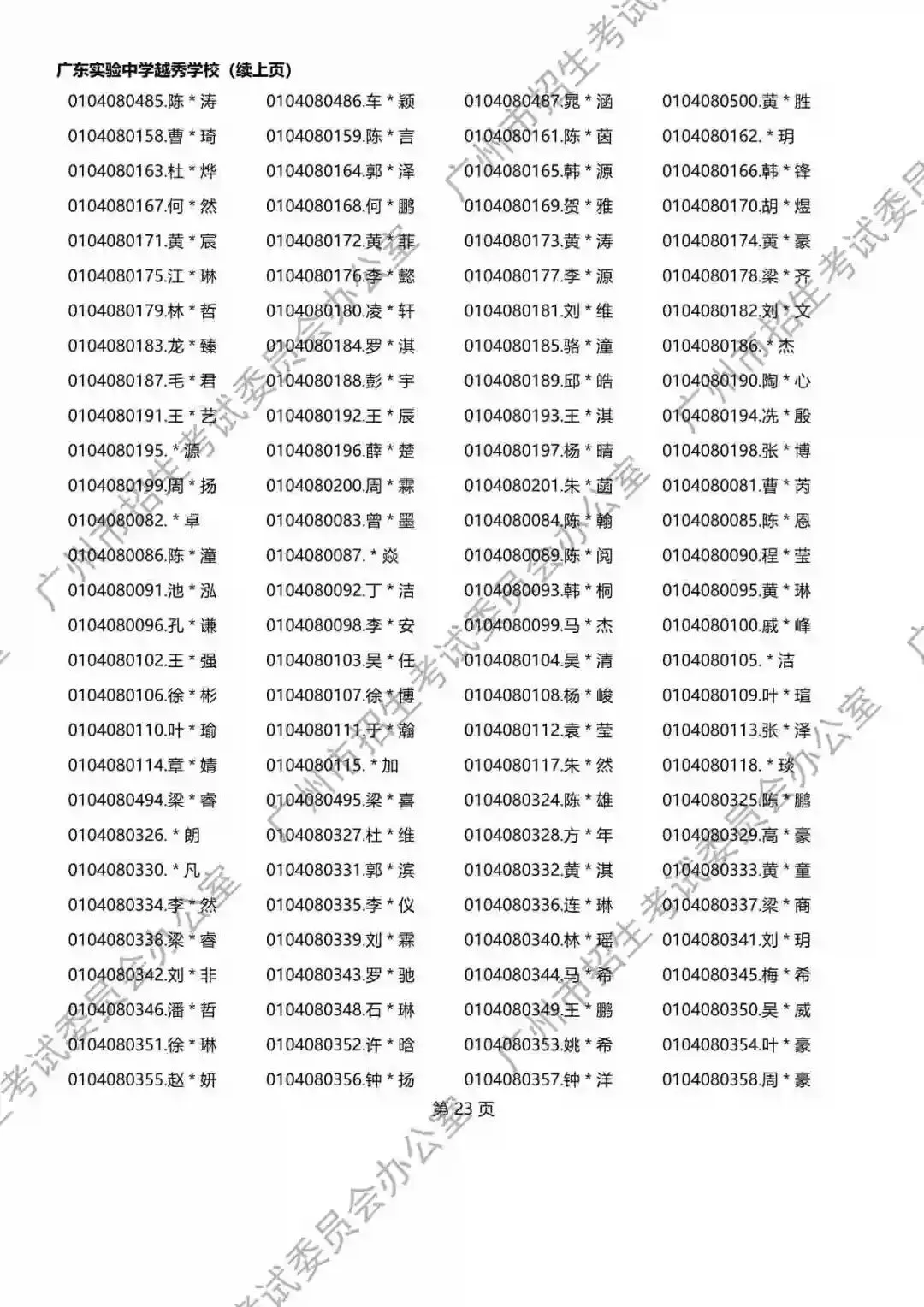 重磅!2026年广州中考名额分配报考资格名单出炉!共115730人,有你吗? 第148张