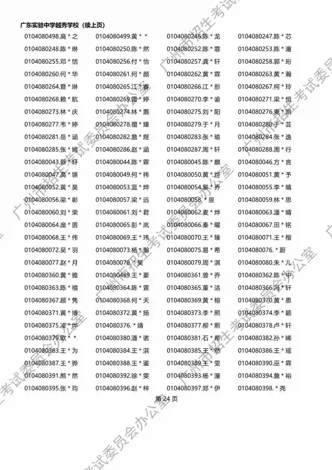 重磅!2026年广州中考名额分配报考资格名单出炉!共115730人,有你吗? 第149张