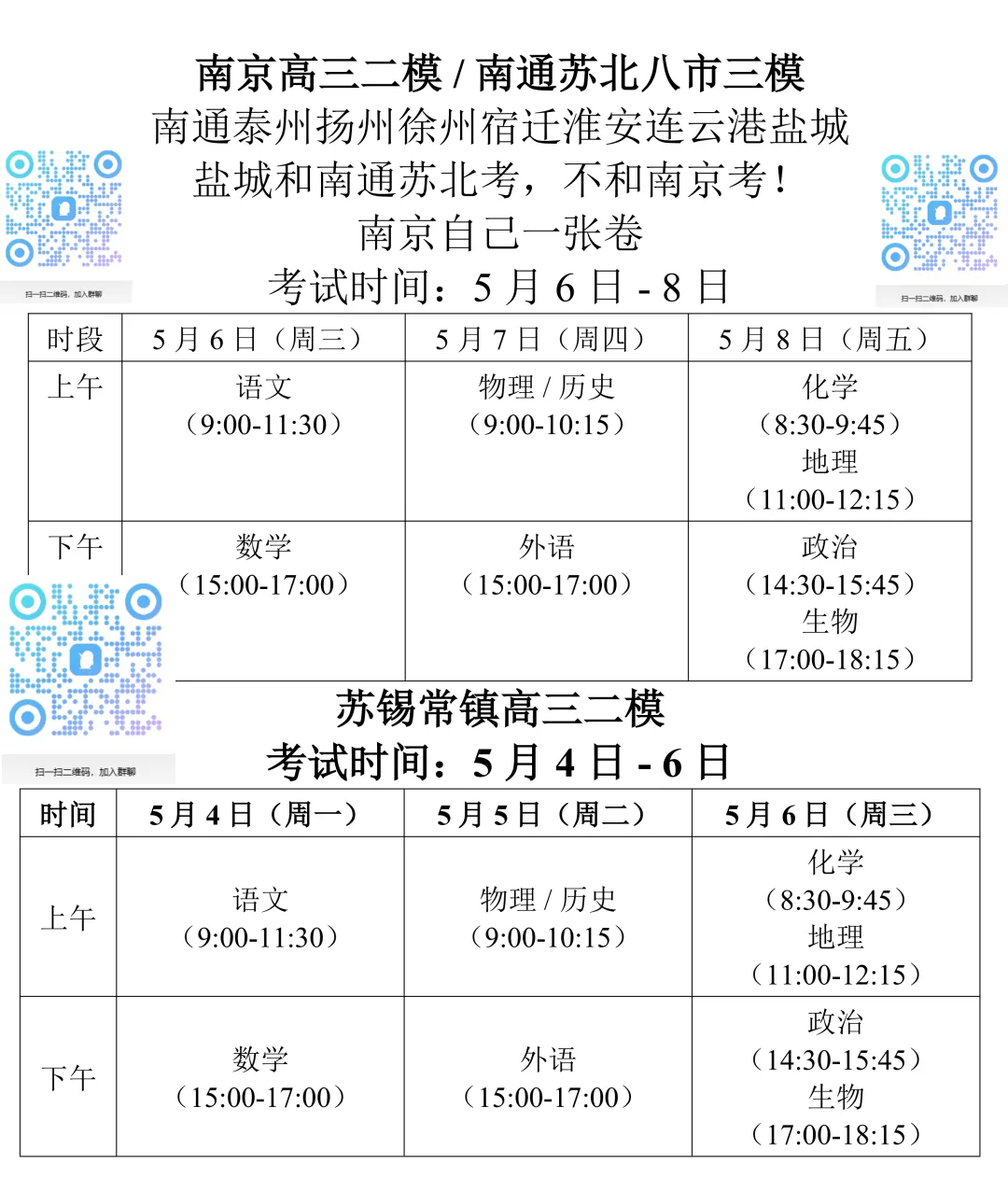 南京二模语文数学真题+标答+解析!超级全套大发布! 第1张