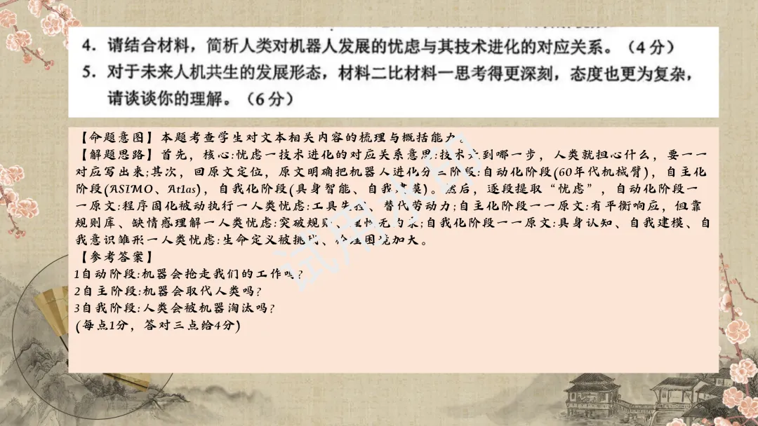 苏锡常镇高三二模语文试卷分析 第14张
