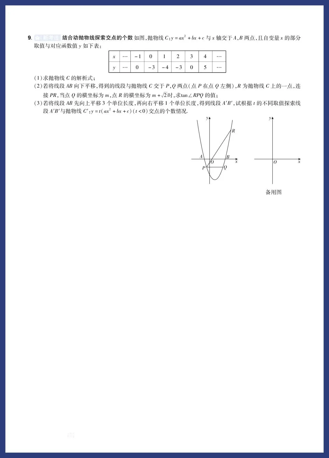 中考数学题组特训‖保分小卷、中档题、压轴题 第55张