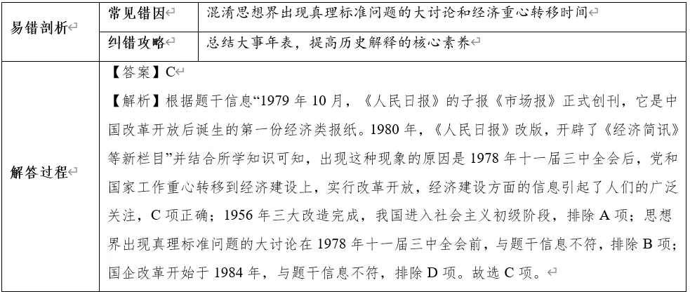 深圳中考历史:2026年中考历史易错点02——时间线与事件顺序易混易错 第30张