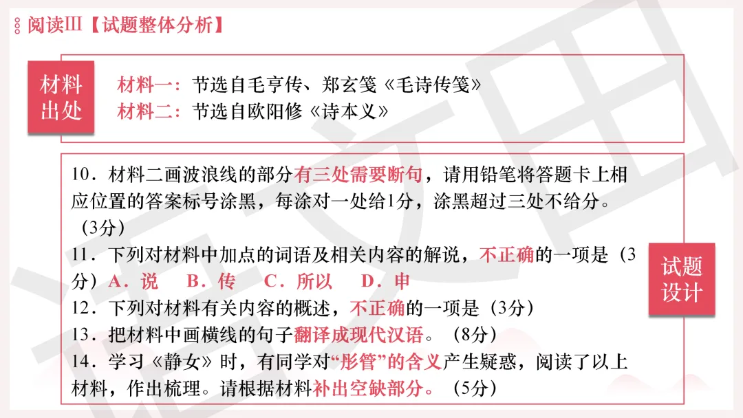 2026年广州二模语文试卷讲评 第125张