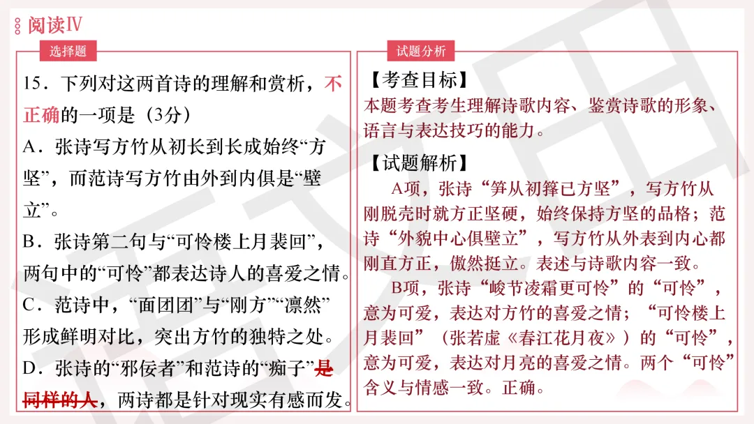 2026年广州二模语文试卷讲评 第172张