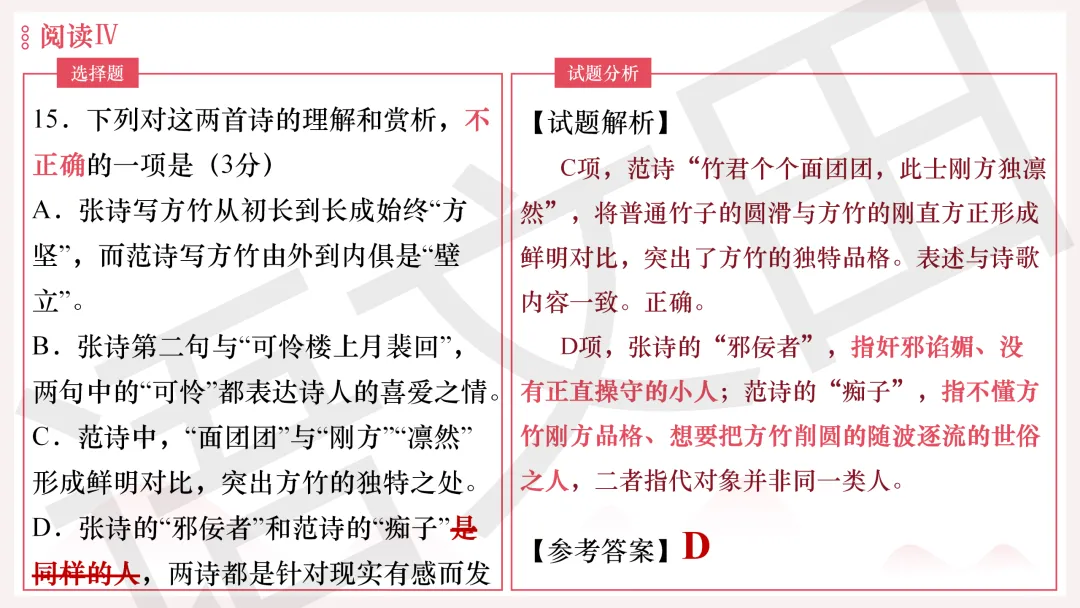 2026年广州二模语文试卷讲评 第173张